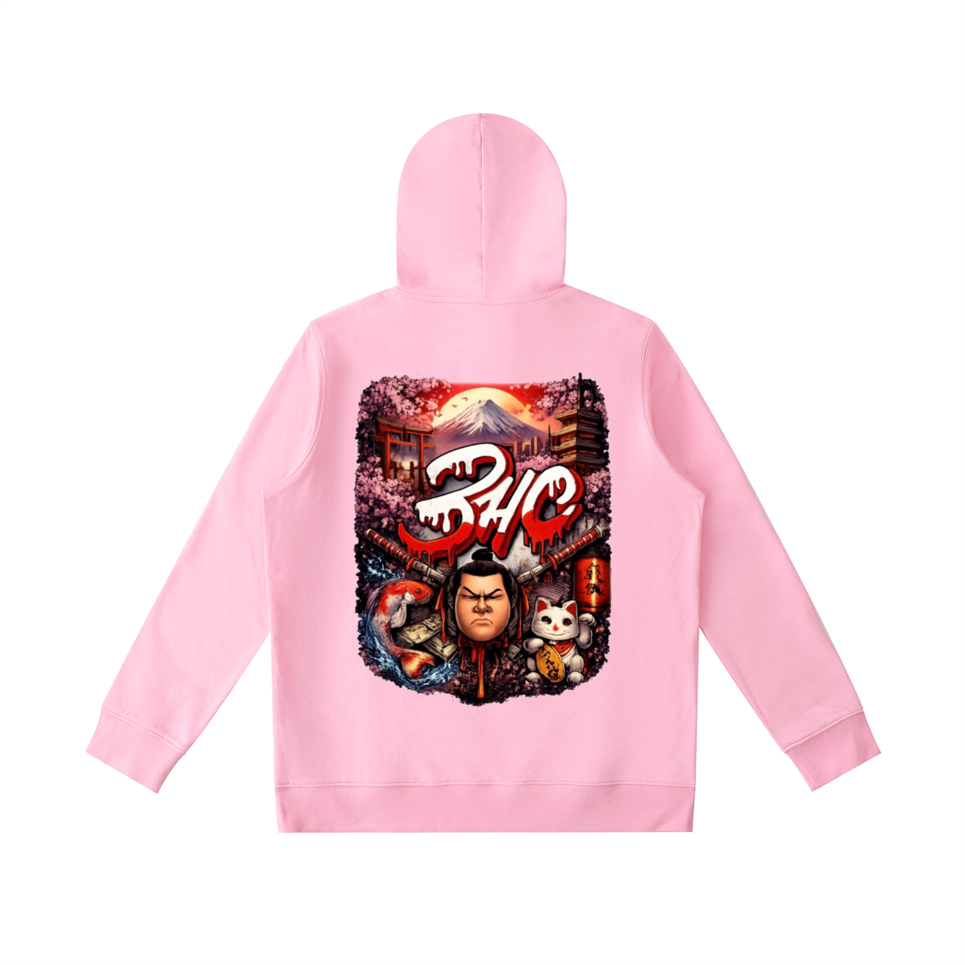 Rising Sun Sumo Oversized Heavy Weight Hoodie (LIMITED TIME 🔥)