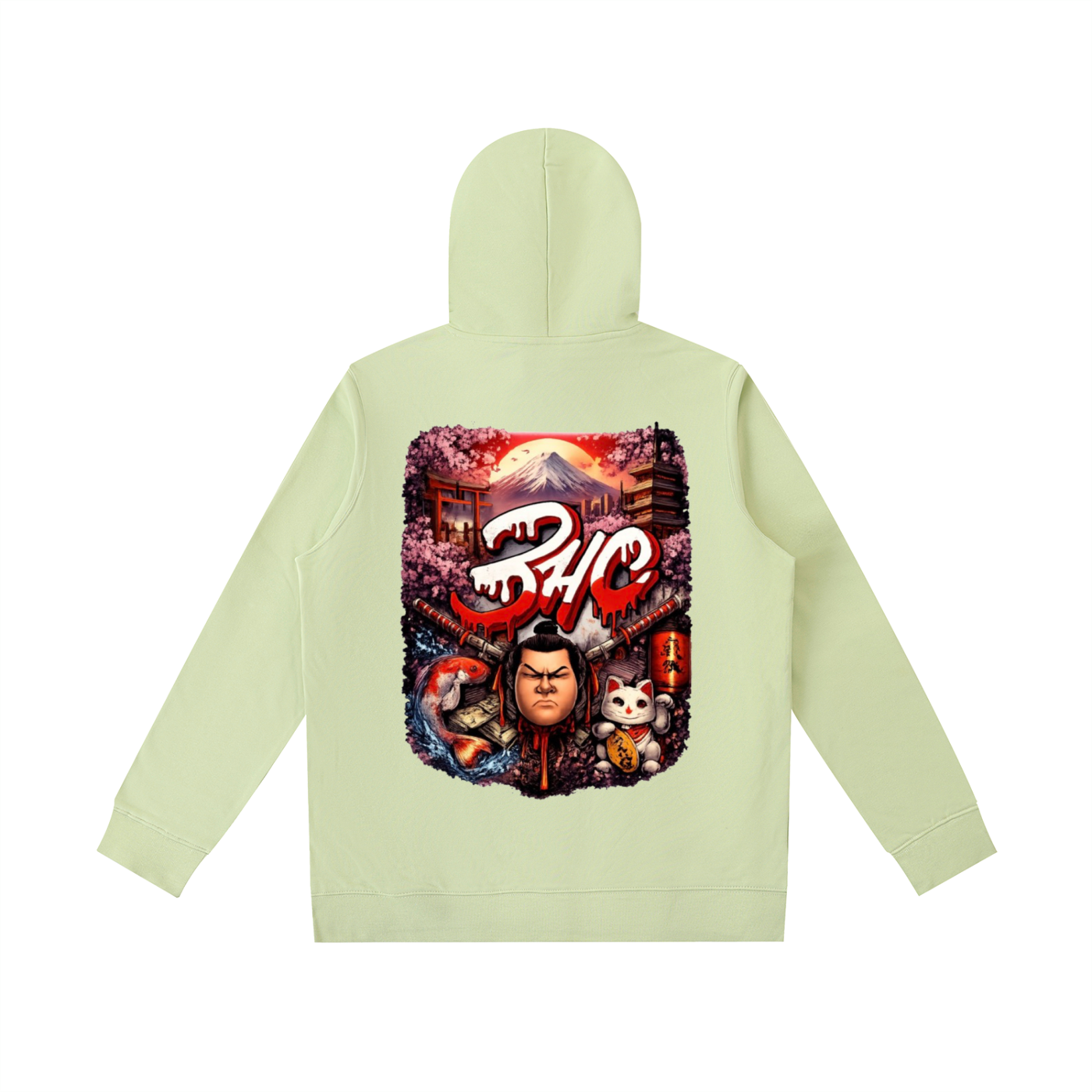 Rising Sun Sumo Oversized Heavy Weight Hoodie (LIMITED TIME 🔥)