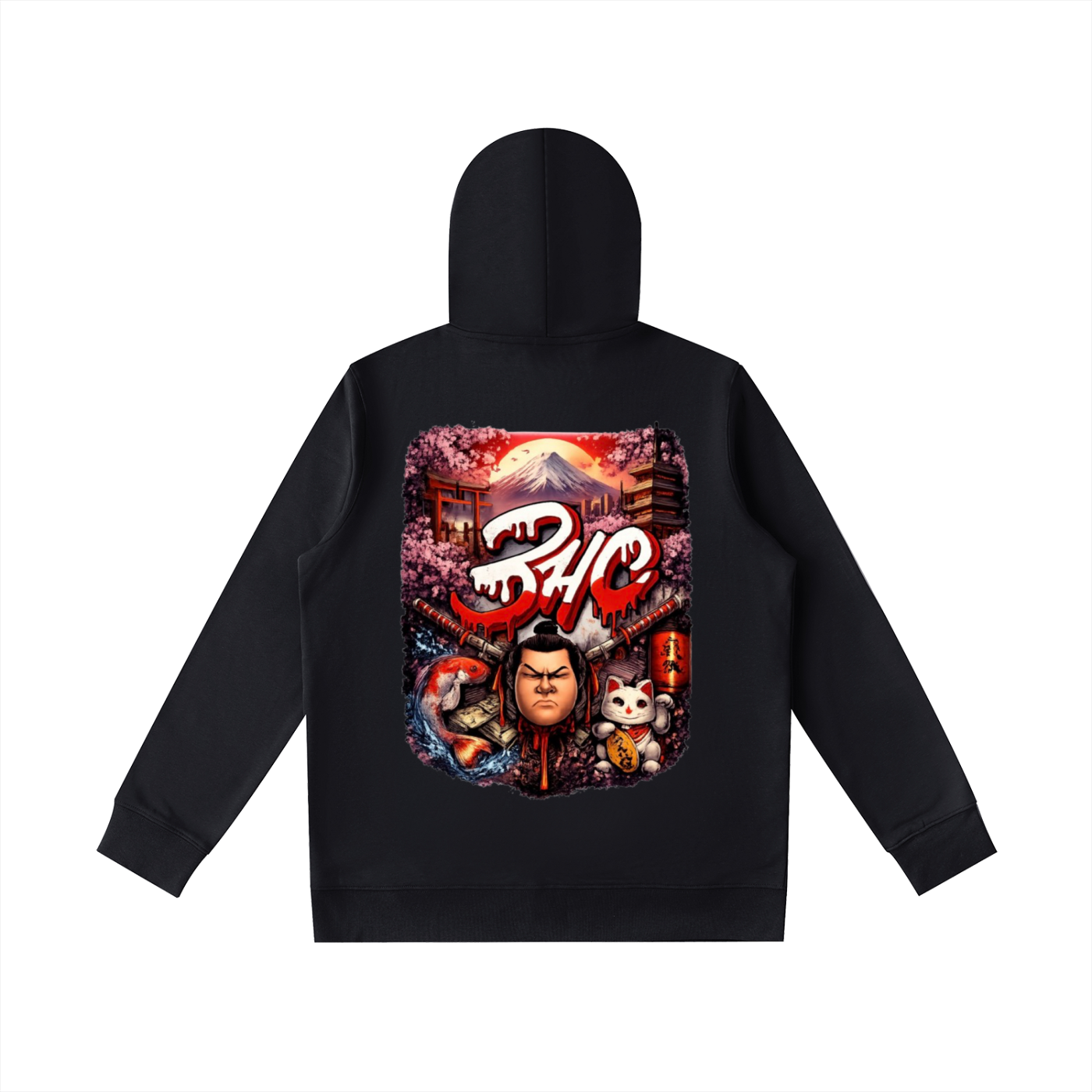 Rising Sun Sumo Oversized Heavy Weight Hoodie (LIMITED TIME 🔥)